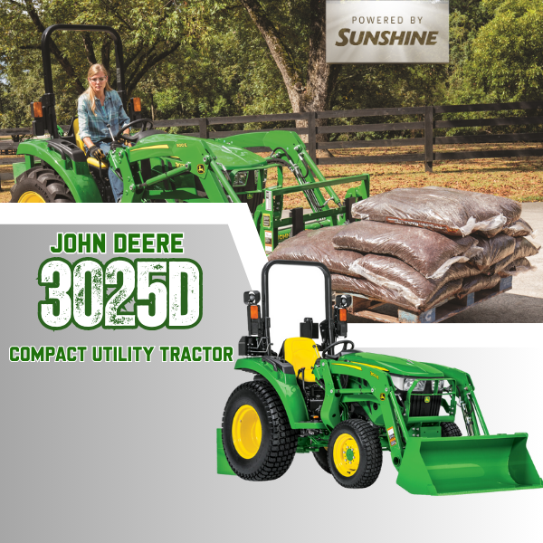 3025D 25 hp John Deere Tractor Package Special New Tractor Packages Sunshine Quality Solutions